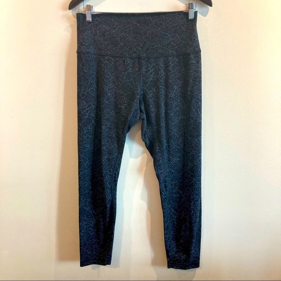 LULULEMON Sz 10 Align Pant II  Lacescape Dark Cast 7/8 Leggings - Picture 2 of 10